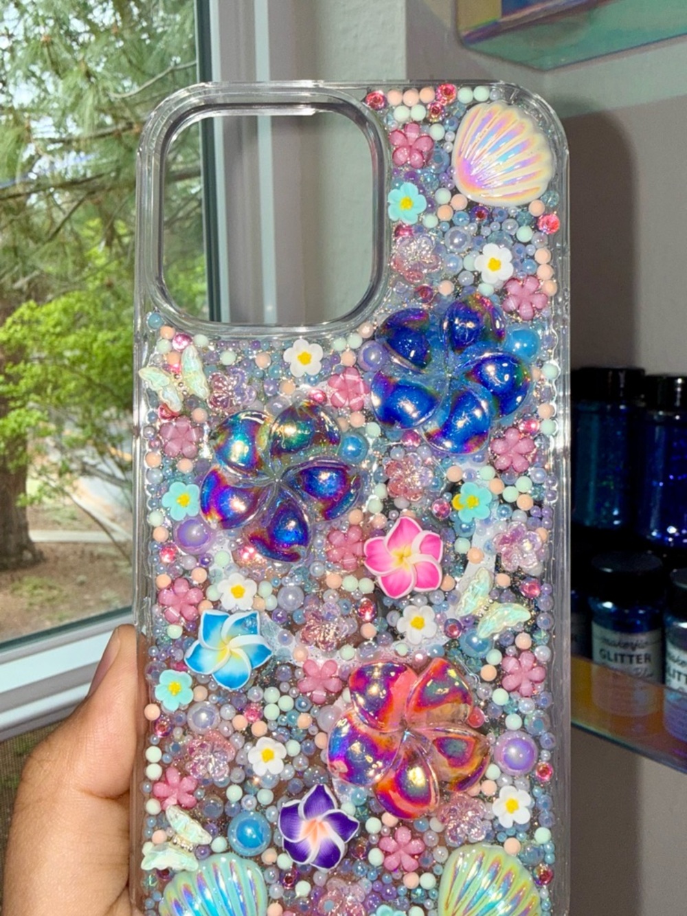 Seashell Floral Phone Case -